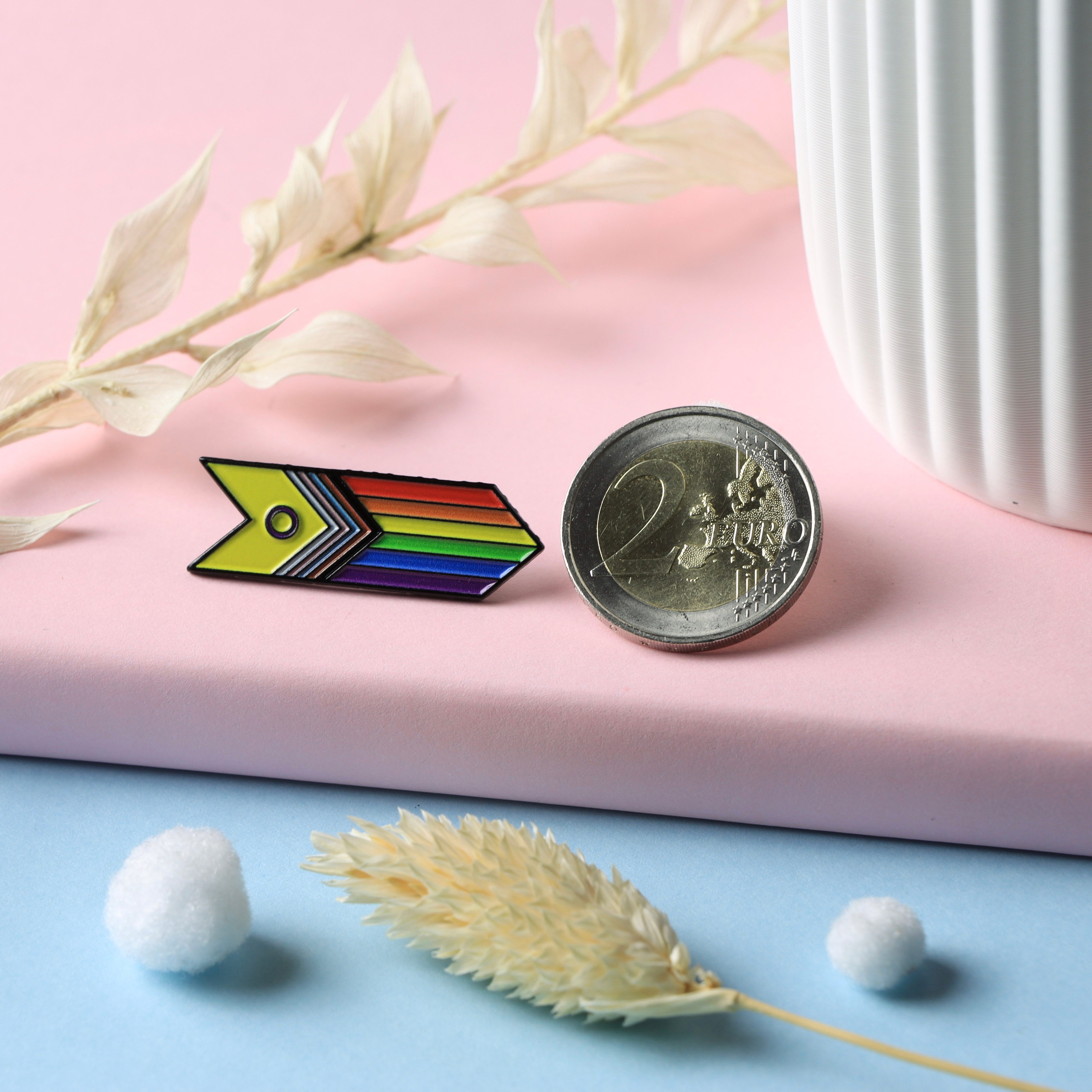 Pride Progress Schild Pin