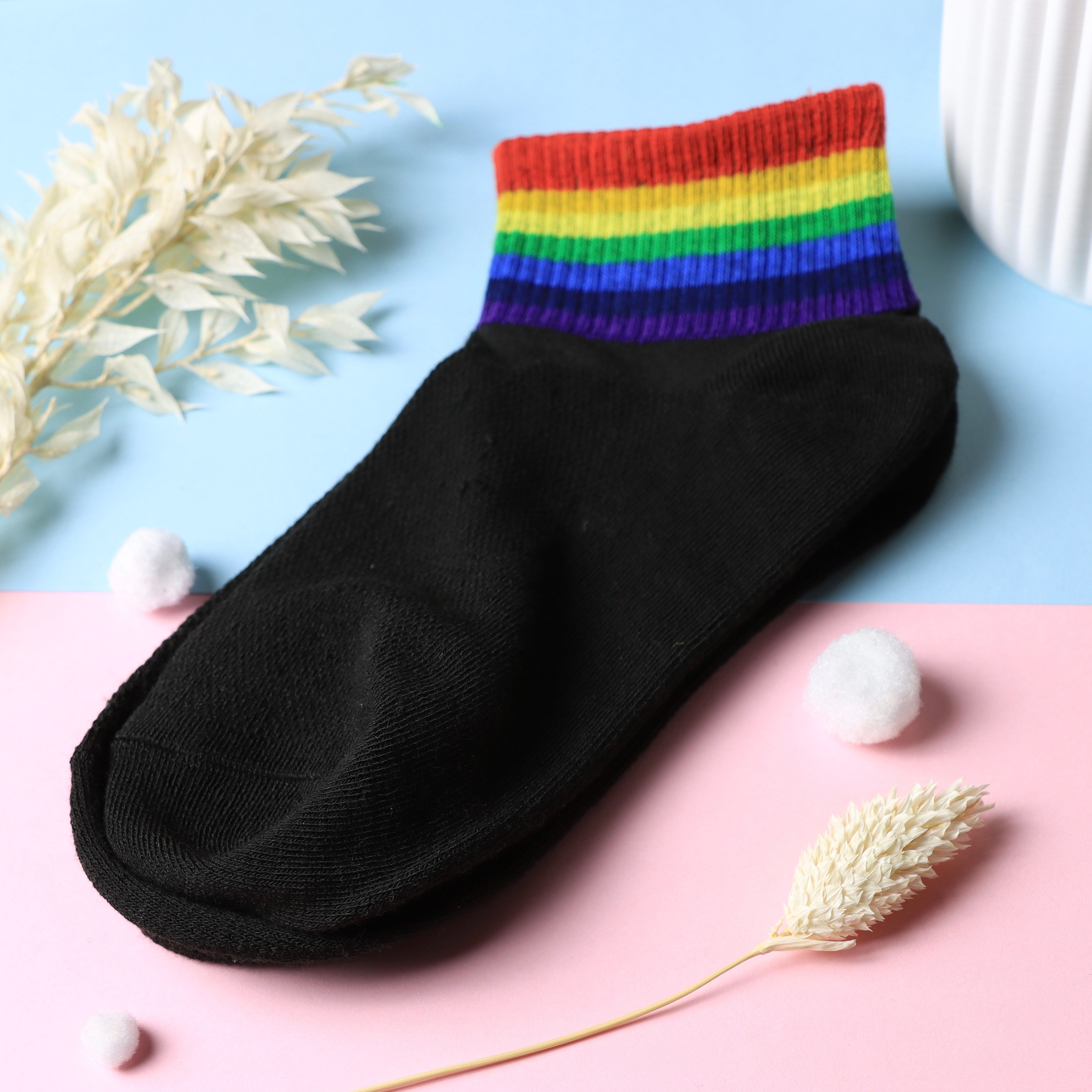 Regenbogen Socken