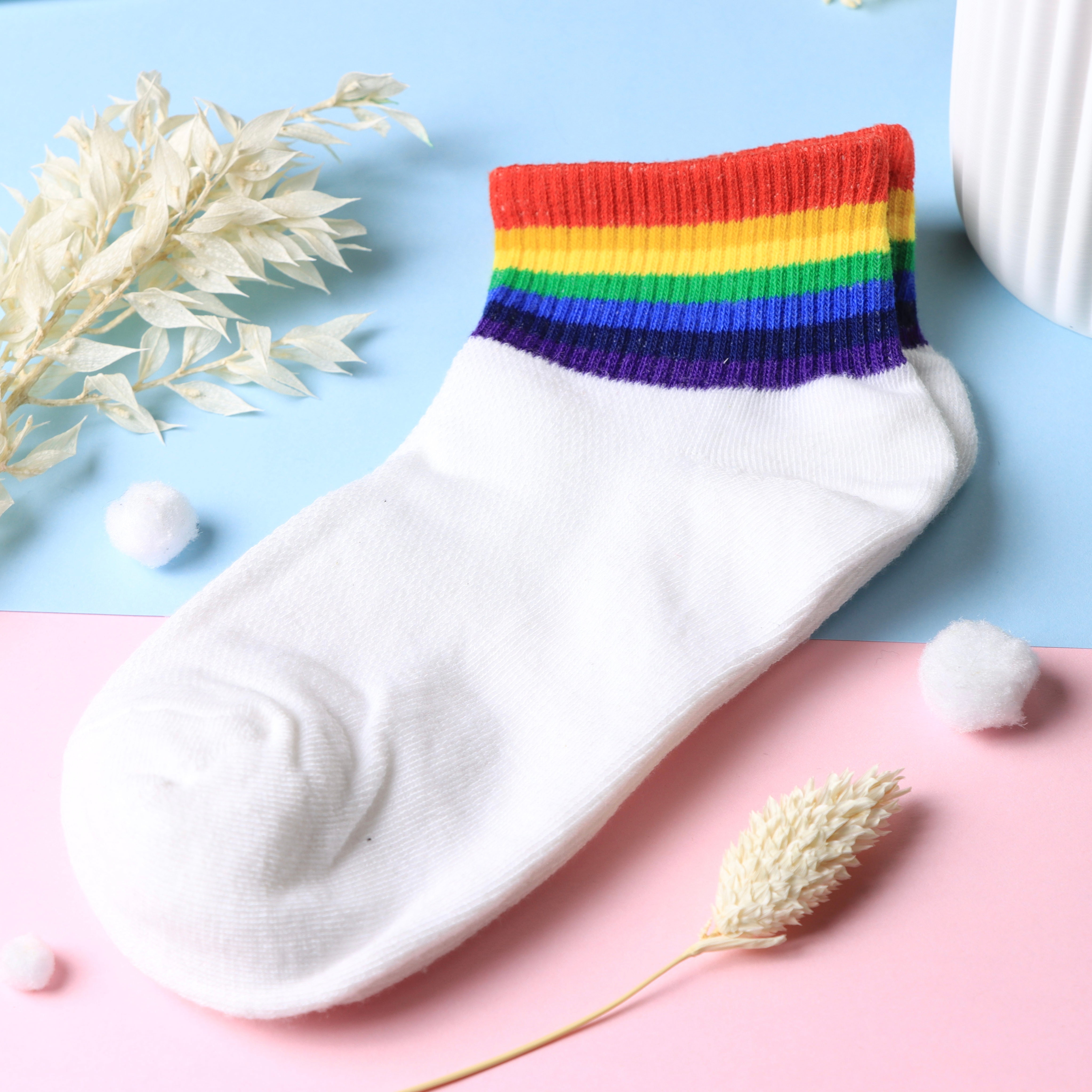 Regenbogen Socken