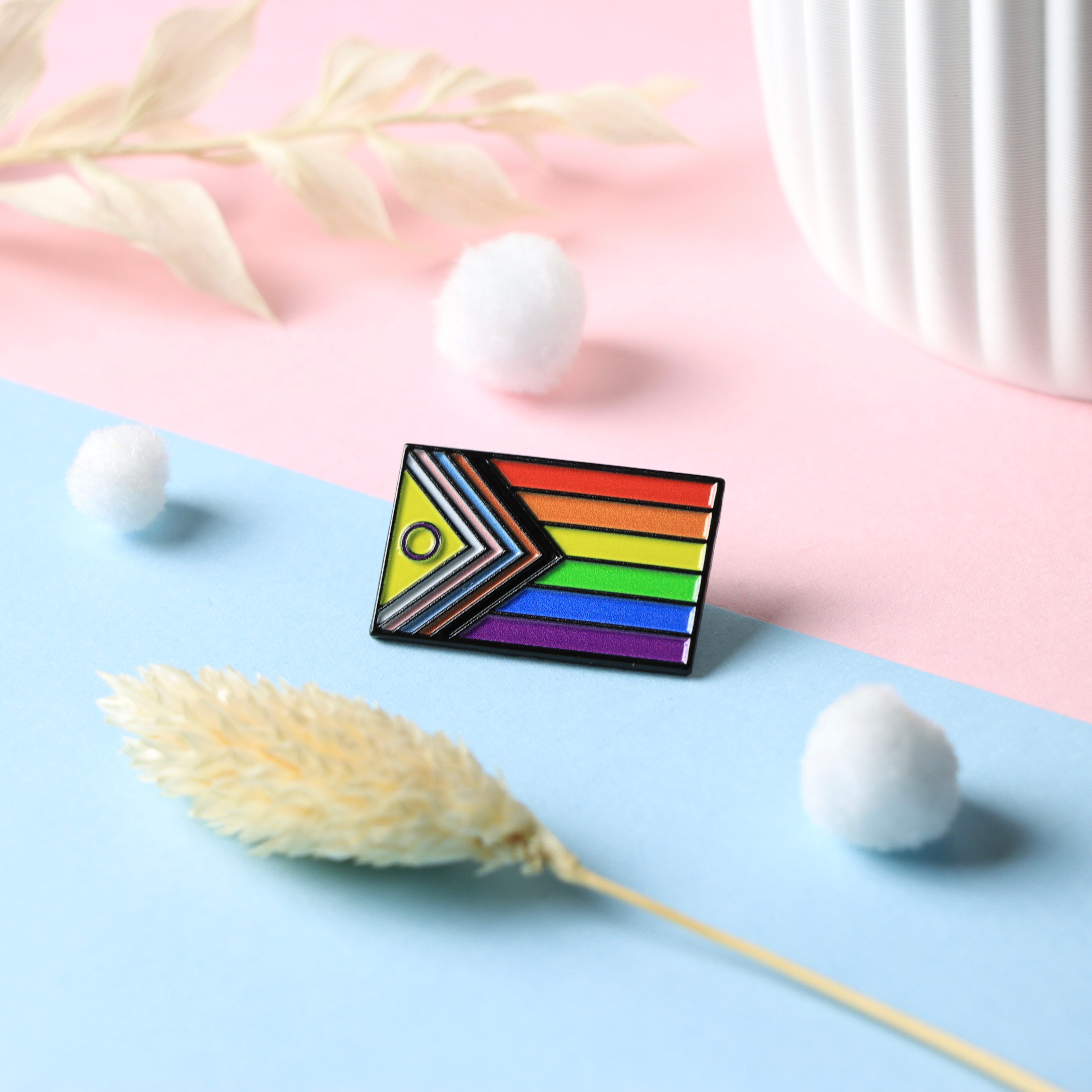 Pride Progress (intersex) Pin