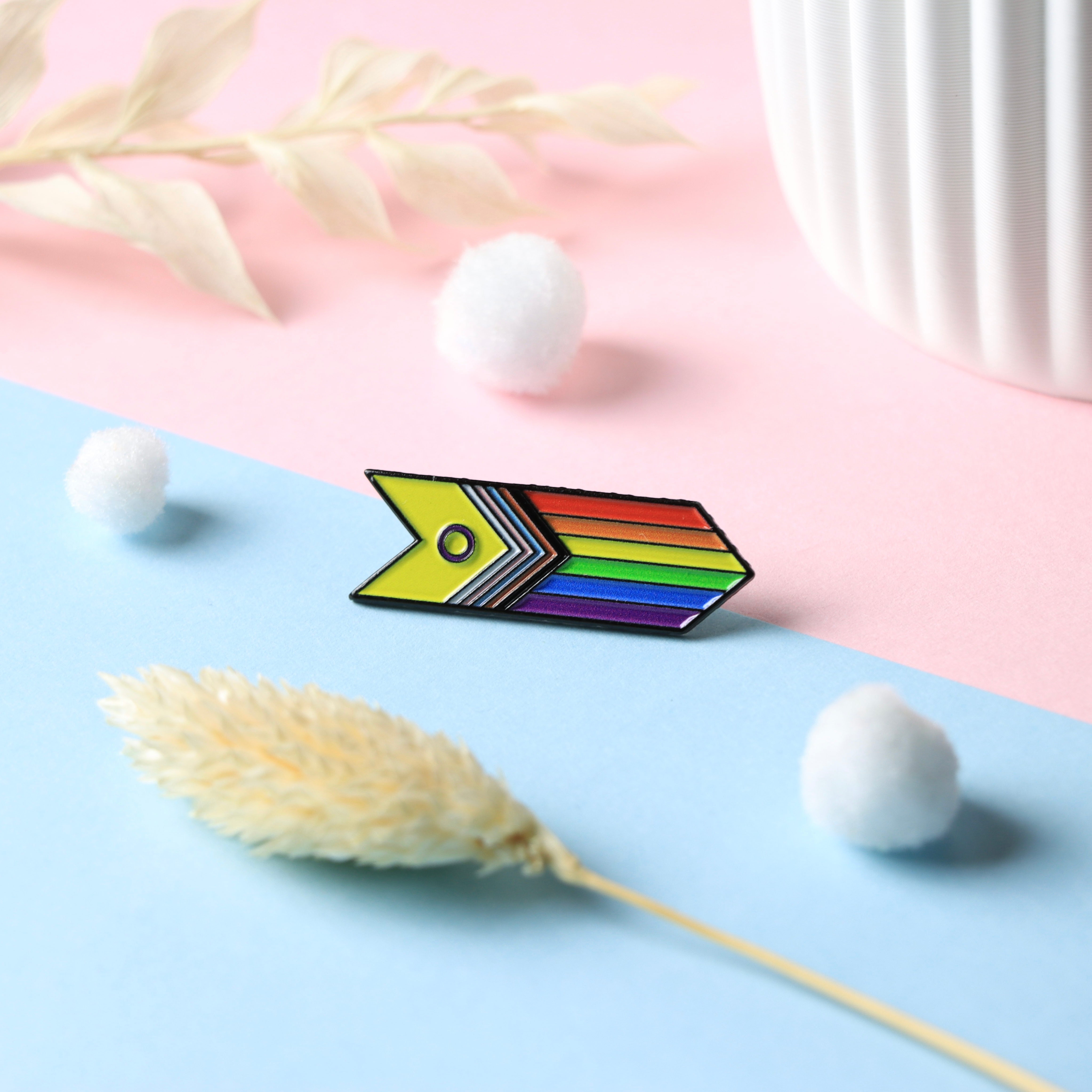 Pride Progress Schild Pin