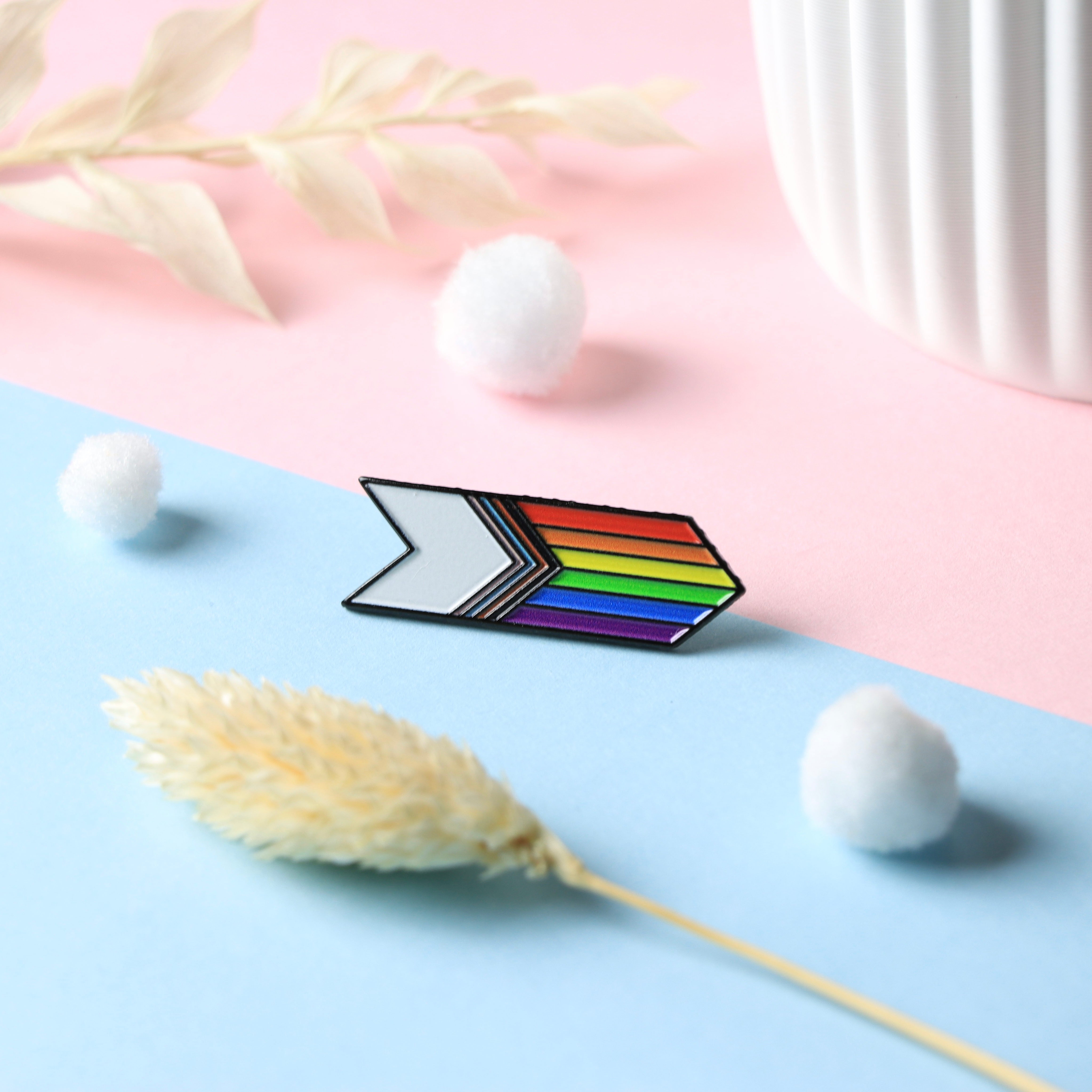 Pride Progress Schild Pin