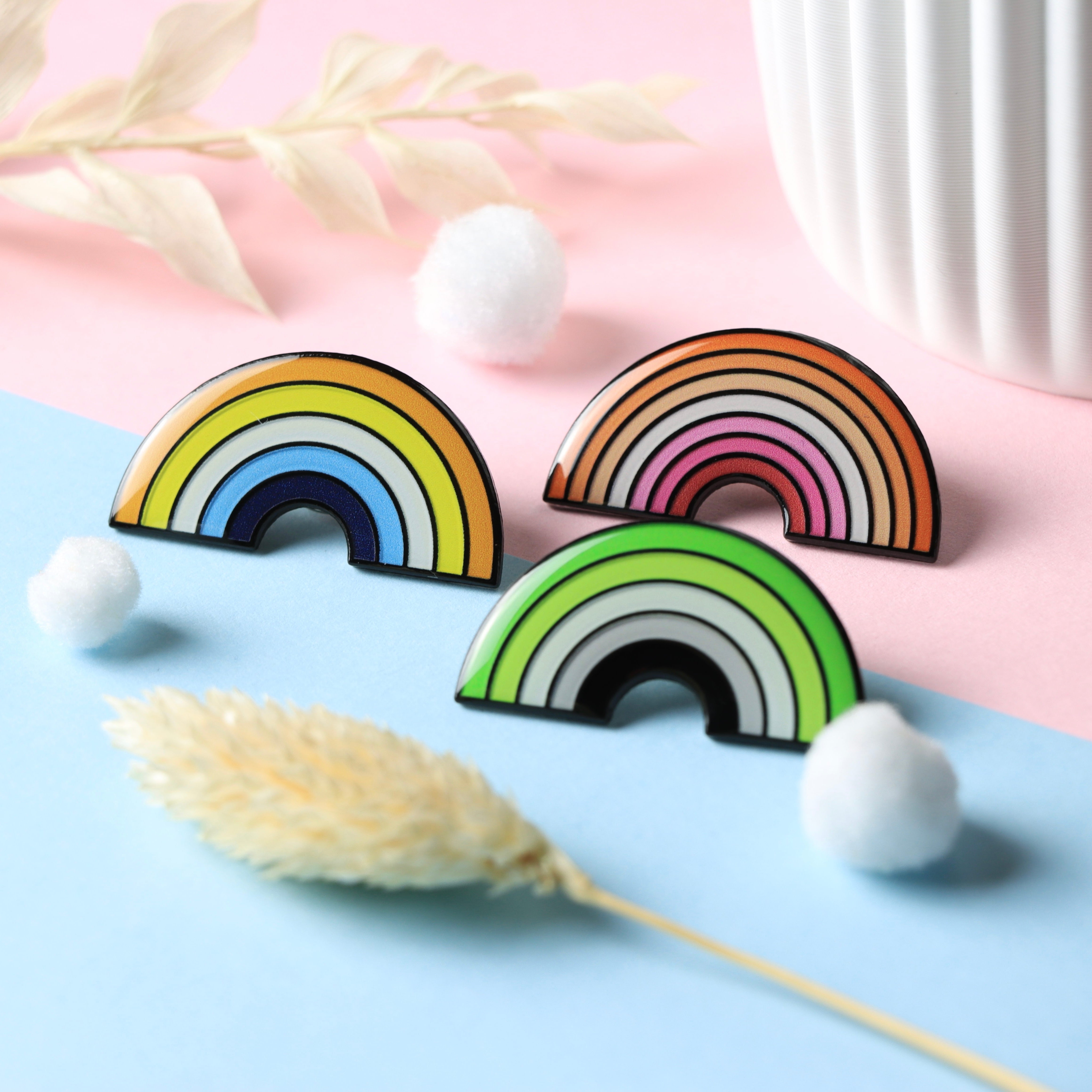 Regenbogen Pin-Kollektion