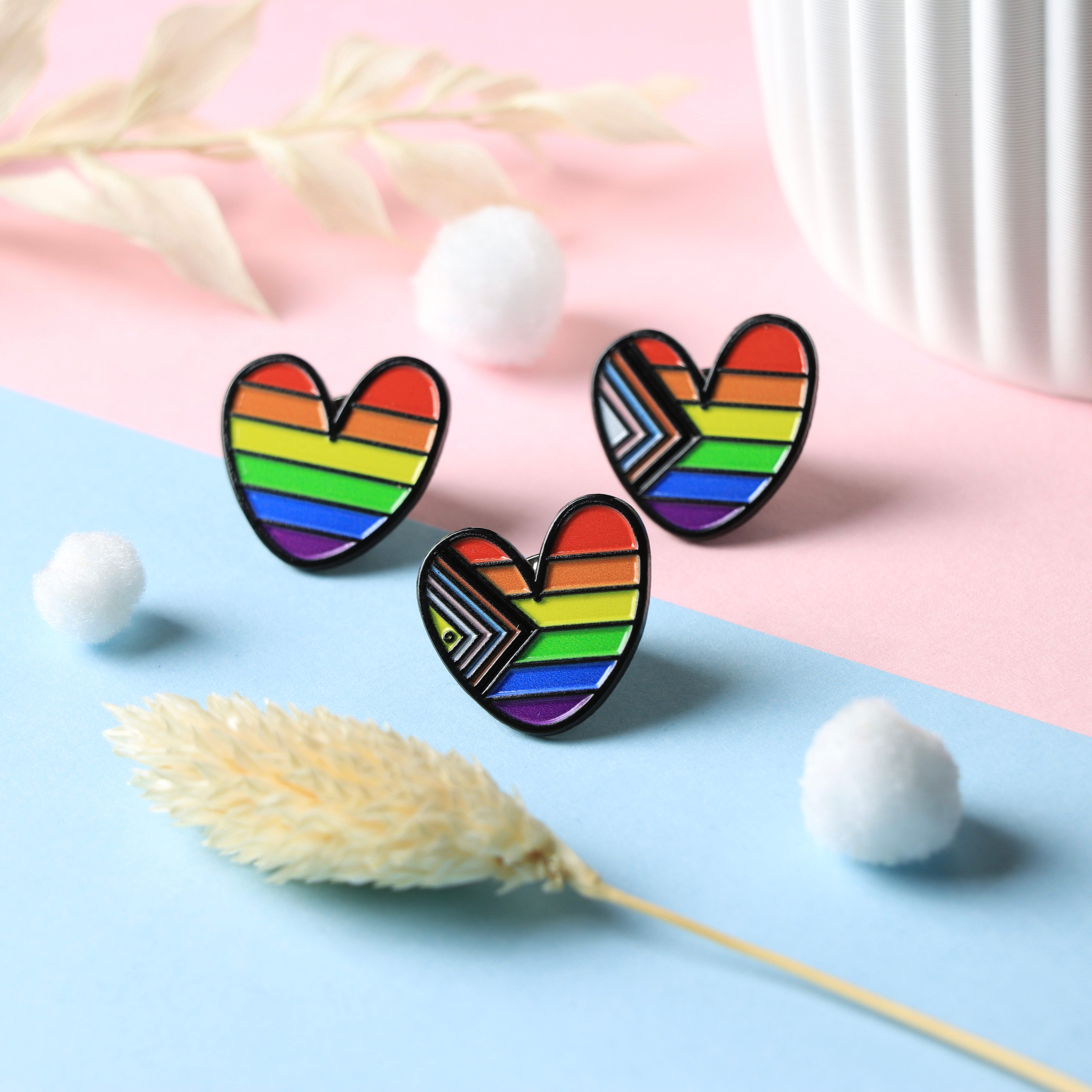 Pride Herzen Pin Kollektion