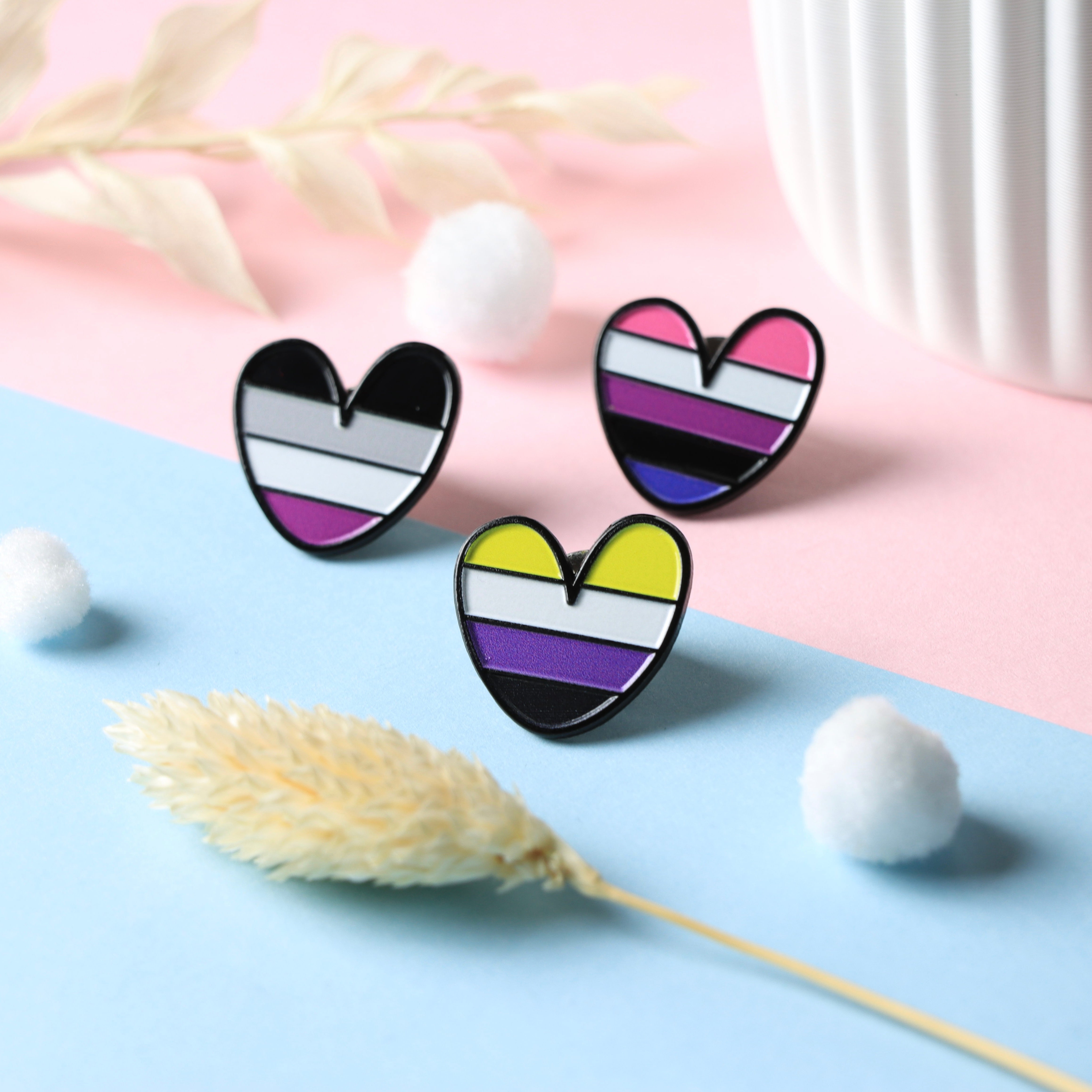 Pride Herzen Pin Kollektion