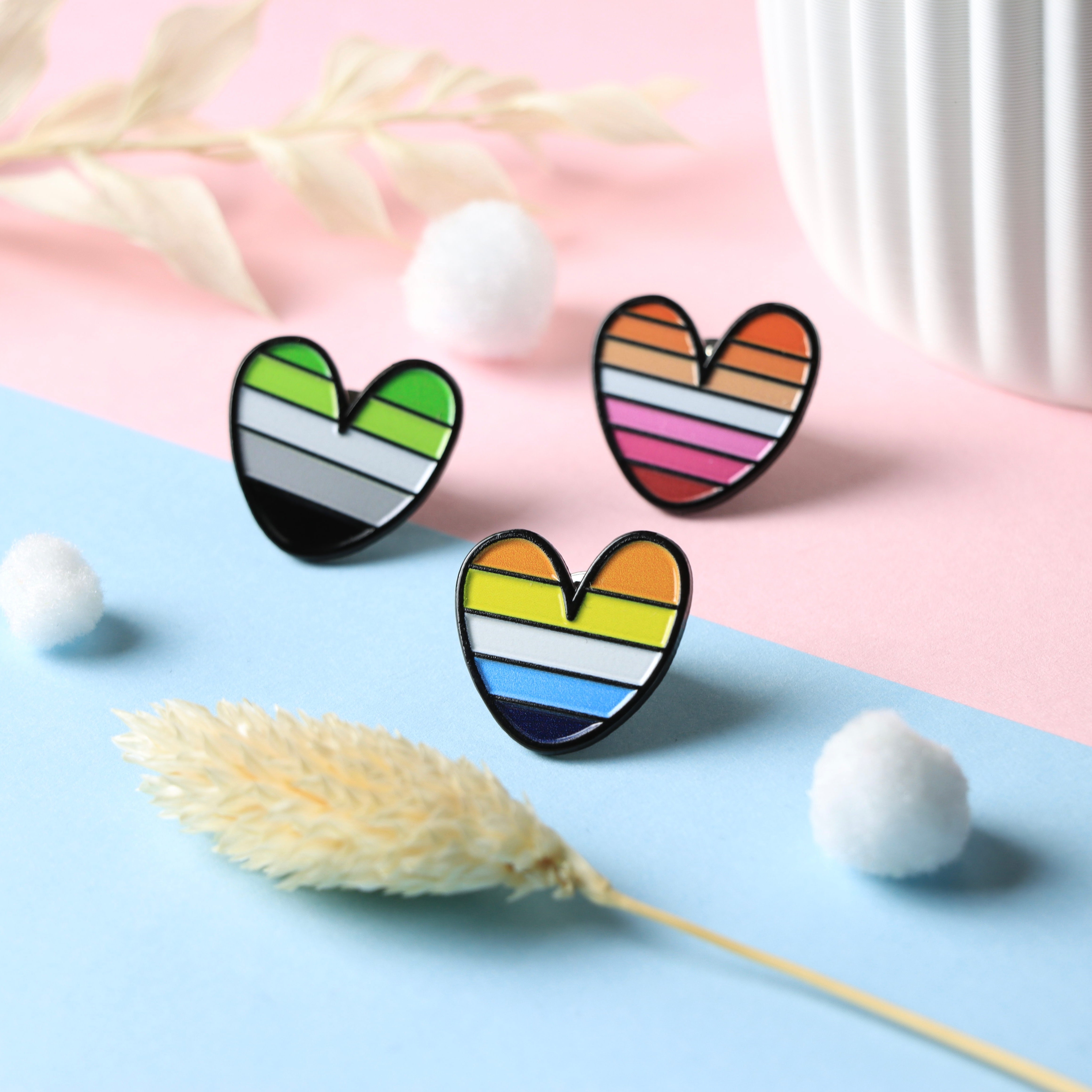 Pride Herzen Pin Kollektion