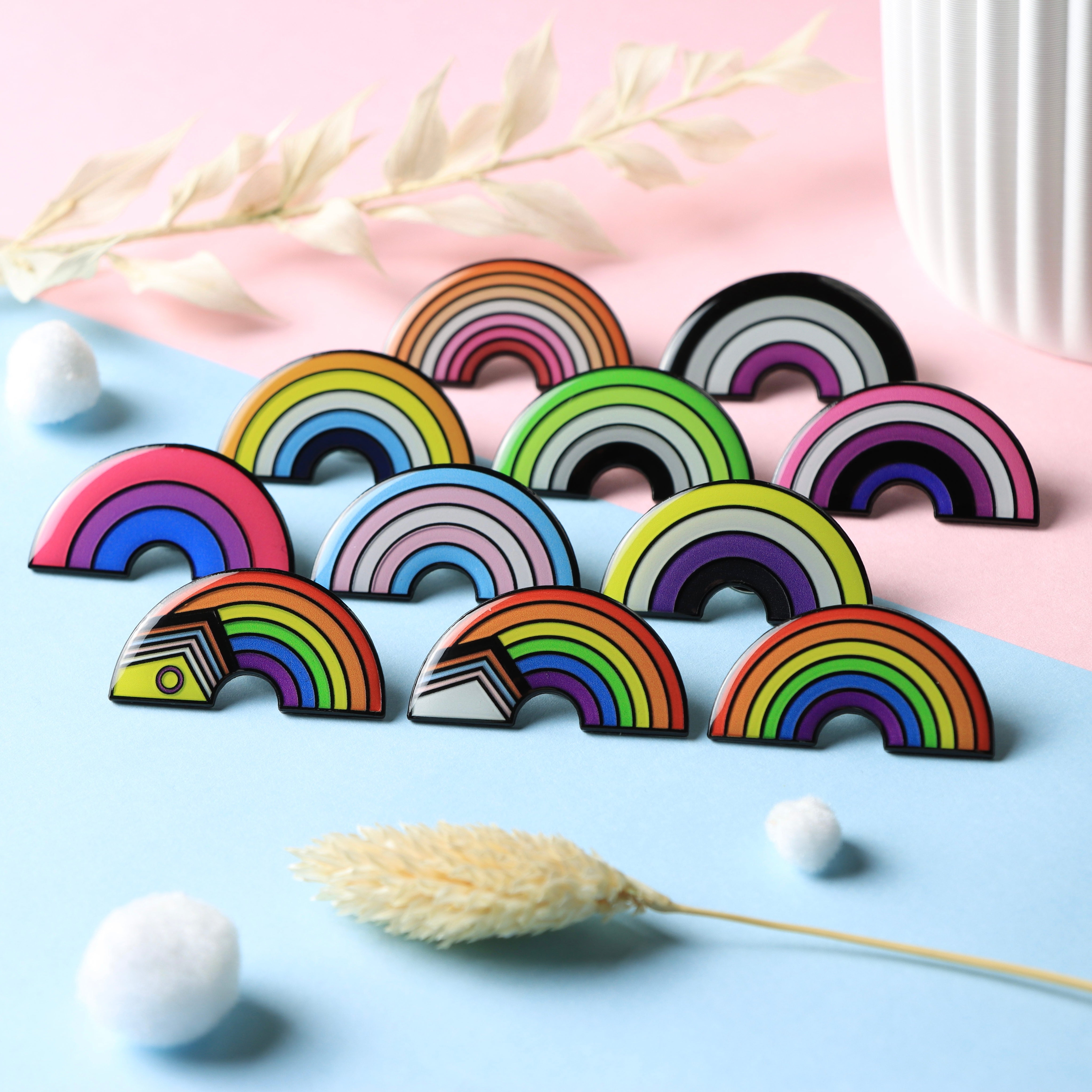 Regenbogen Pin-Kollektion